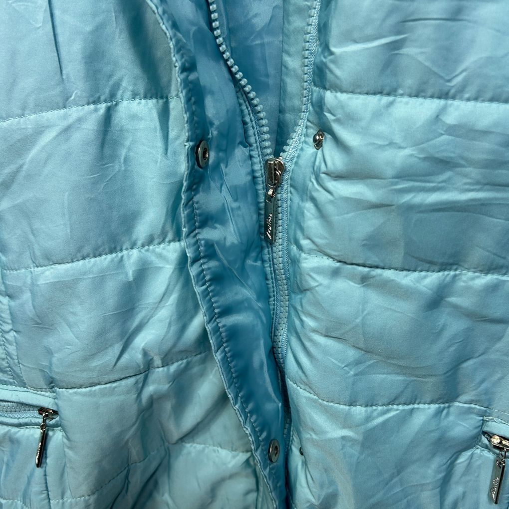 Millers Teal Puffer Jacket - Size 16