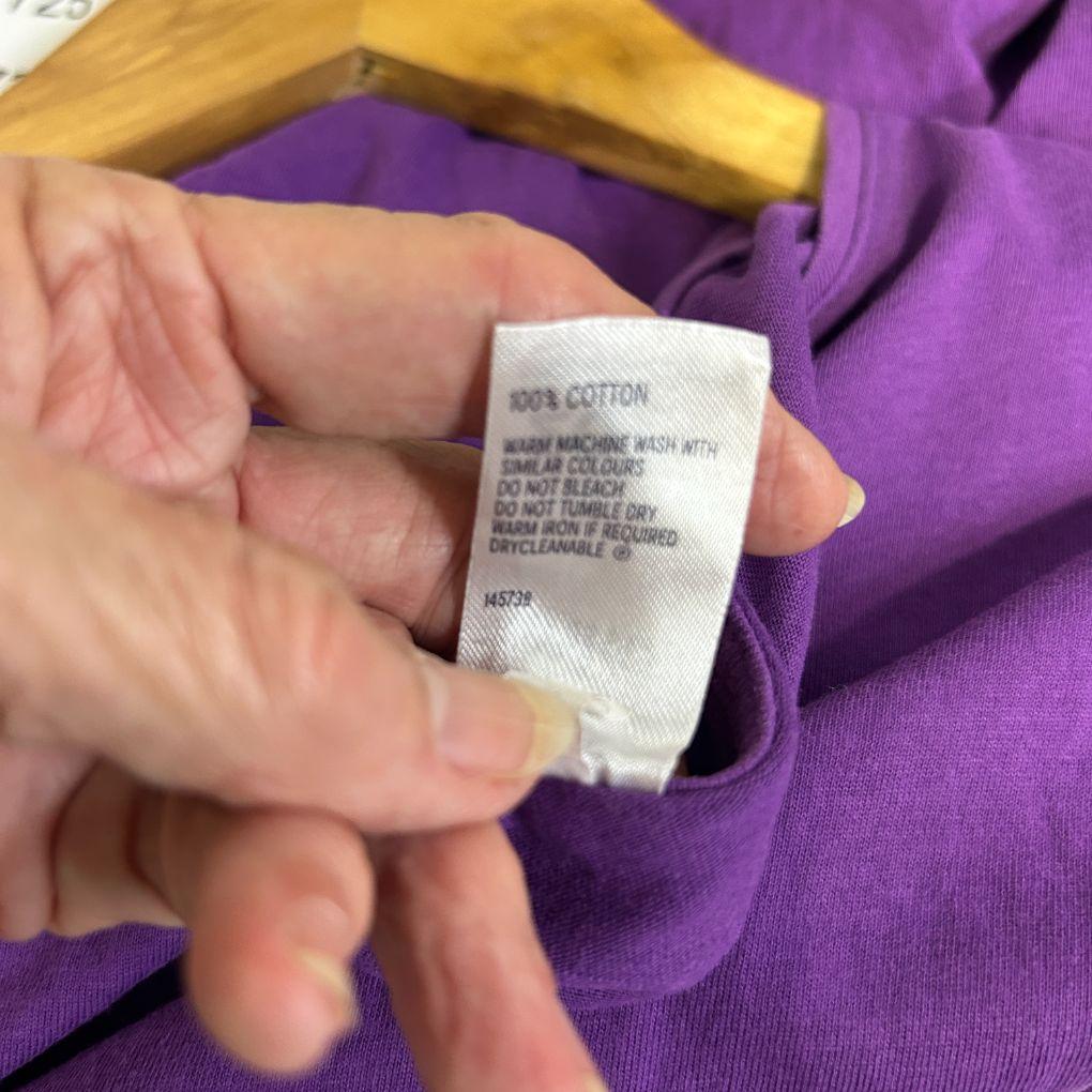 Anko Purple Cotton T-Shirt - Size 20