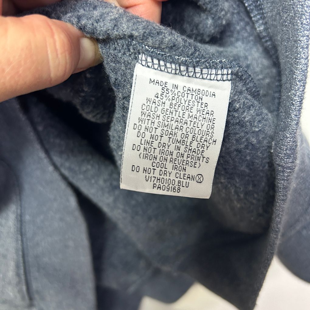 AXL+CO Charcoal Cotton Zip Hoodie - Size 5XL
