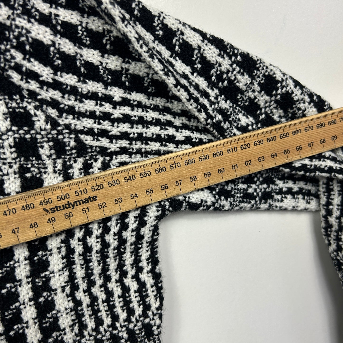 Millers Woman Black White Knit Cardigan Jumper - Size L