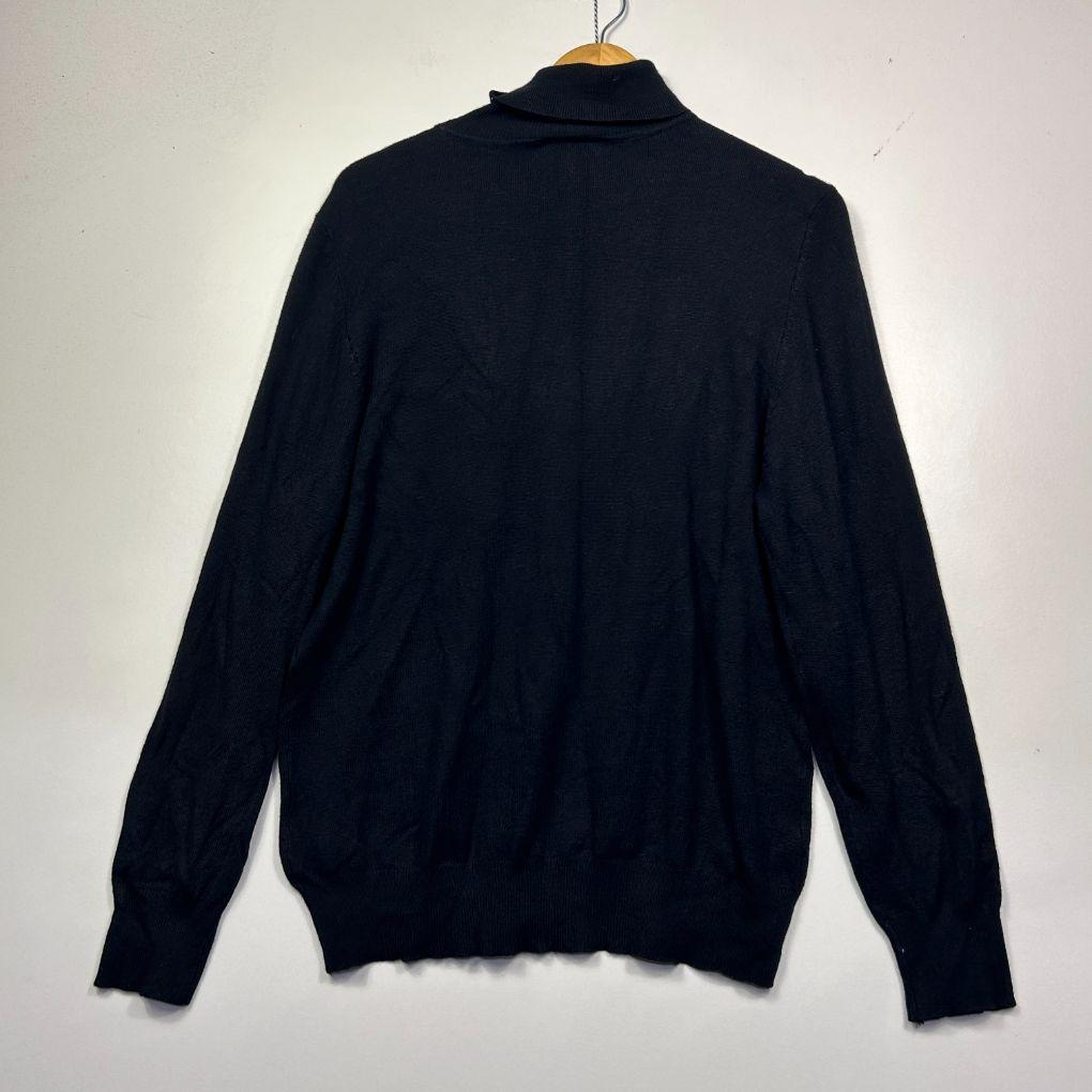 Millers Black Roll Neck Jumper - Size XL