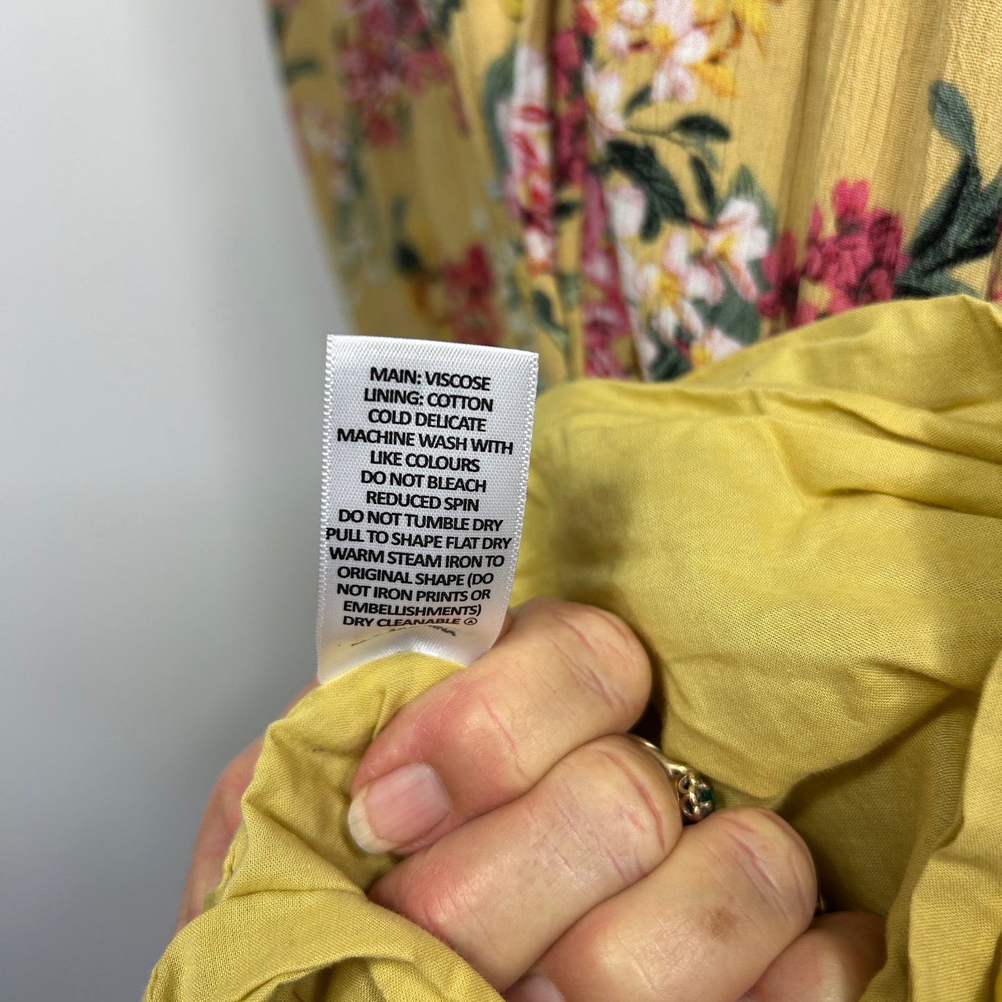 Lily Loves Yellow Floral Maxi Dress - Size 18