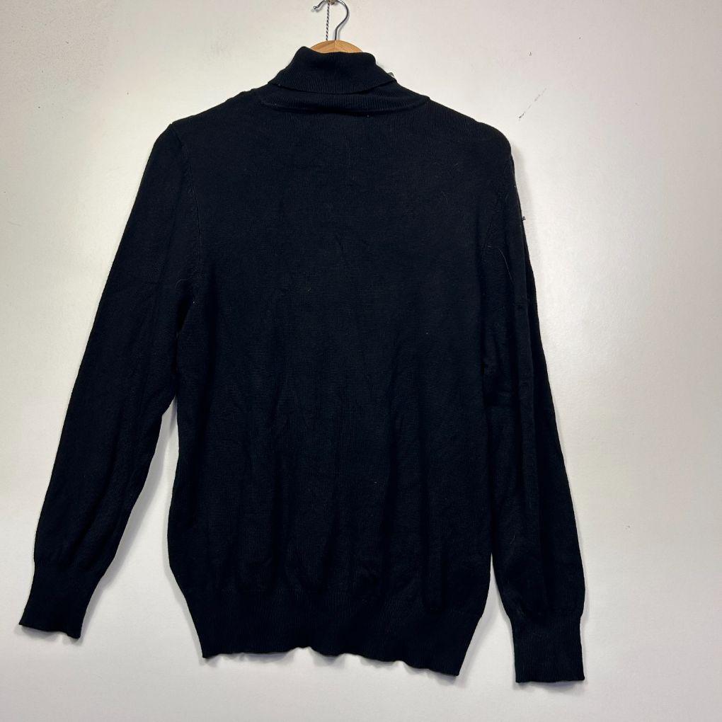 Millers Black Roll Neck Jumper - Size XL