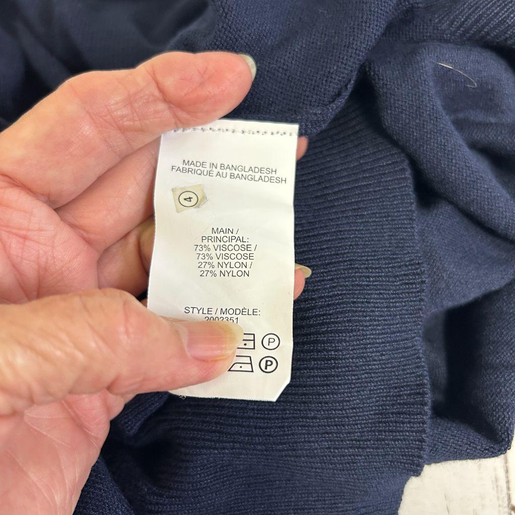 Millers Navy Roll Neck Jumper - Size XXL