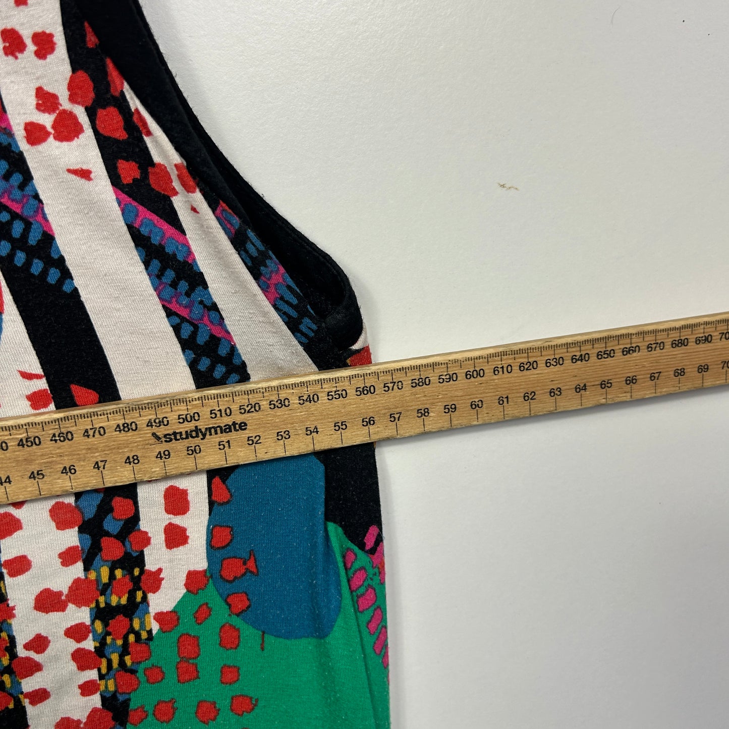 Virtuelle Multicoloured Abstract Print Dress - Size 16/Small