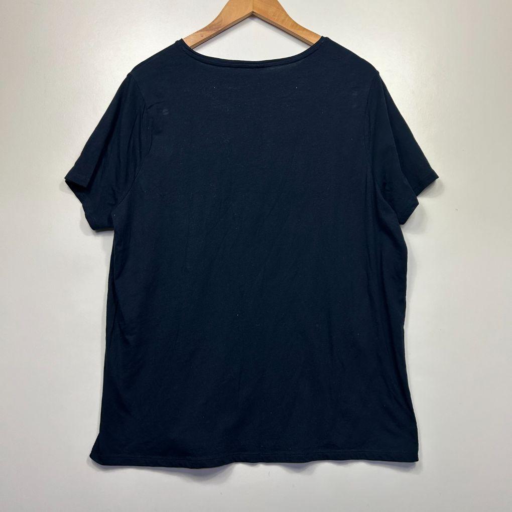 Anko Navy Short Sleeve Tee Top - Size 20