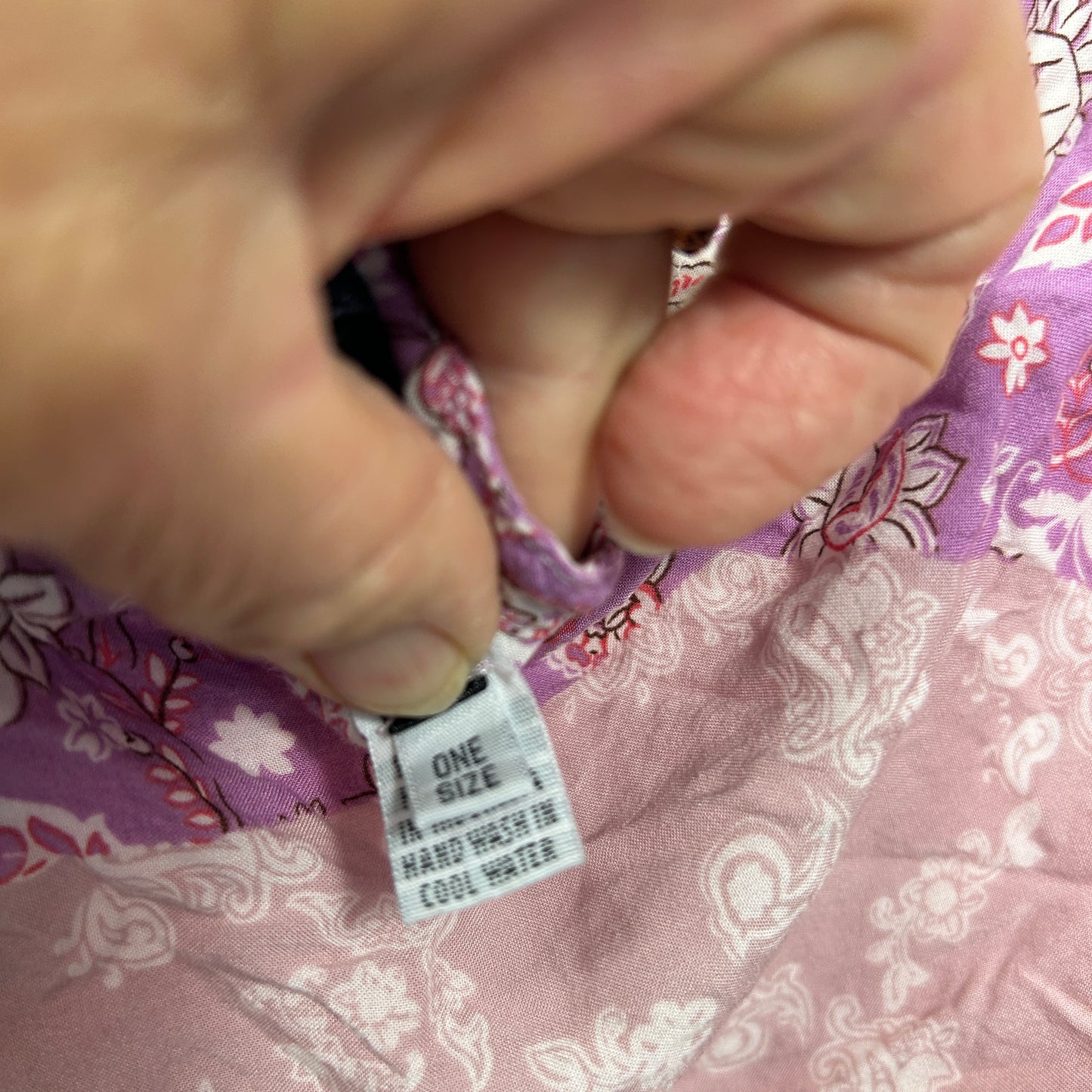 Boho Multicoloured Floral Patchwork Top - One Size Fits up to 22