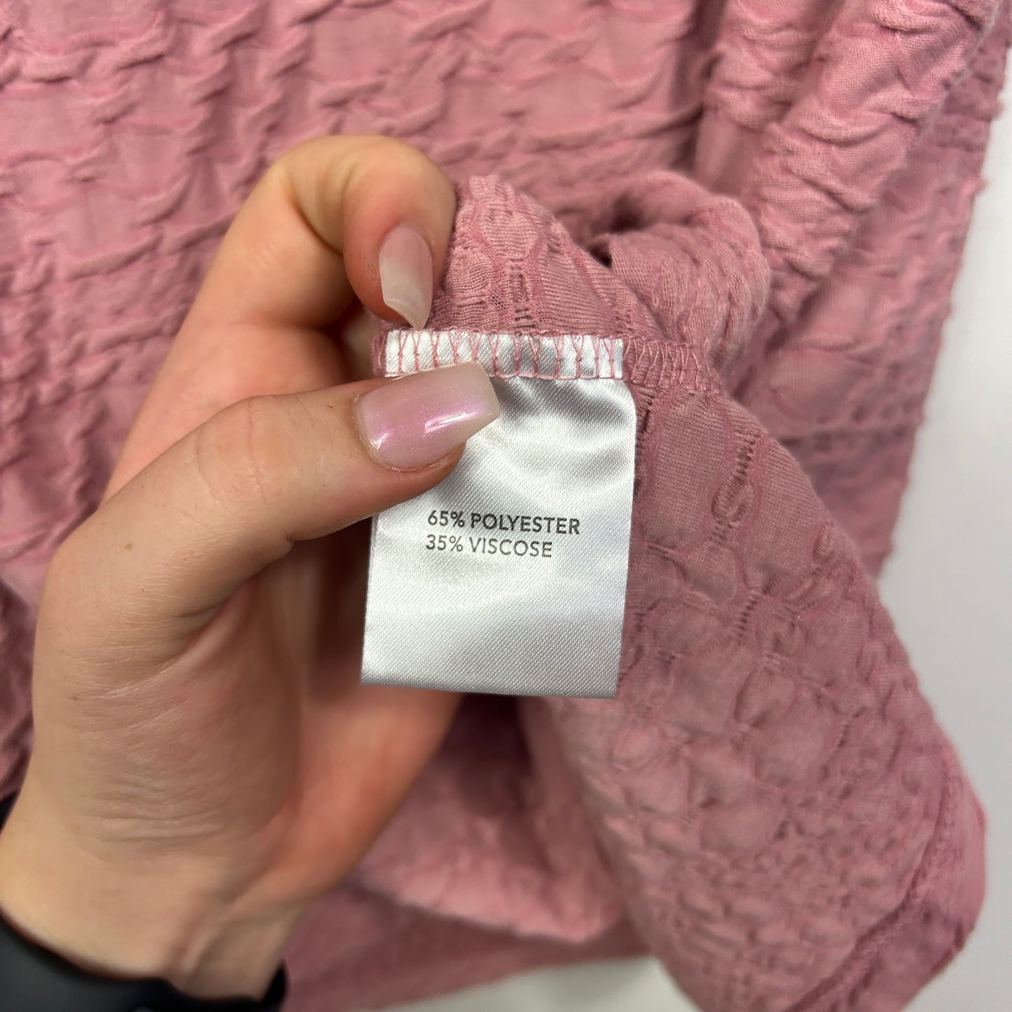 Millers Dusty Pink Textured Knit Top - Size 16