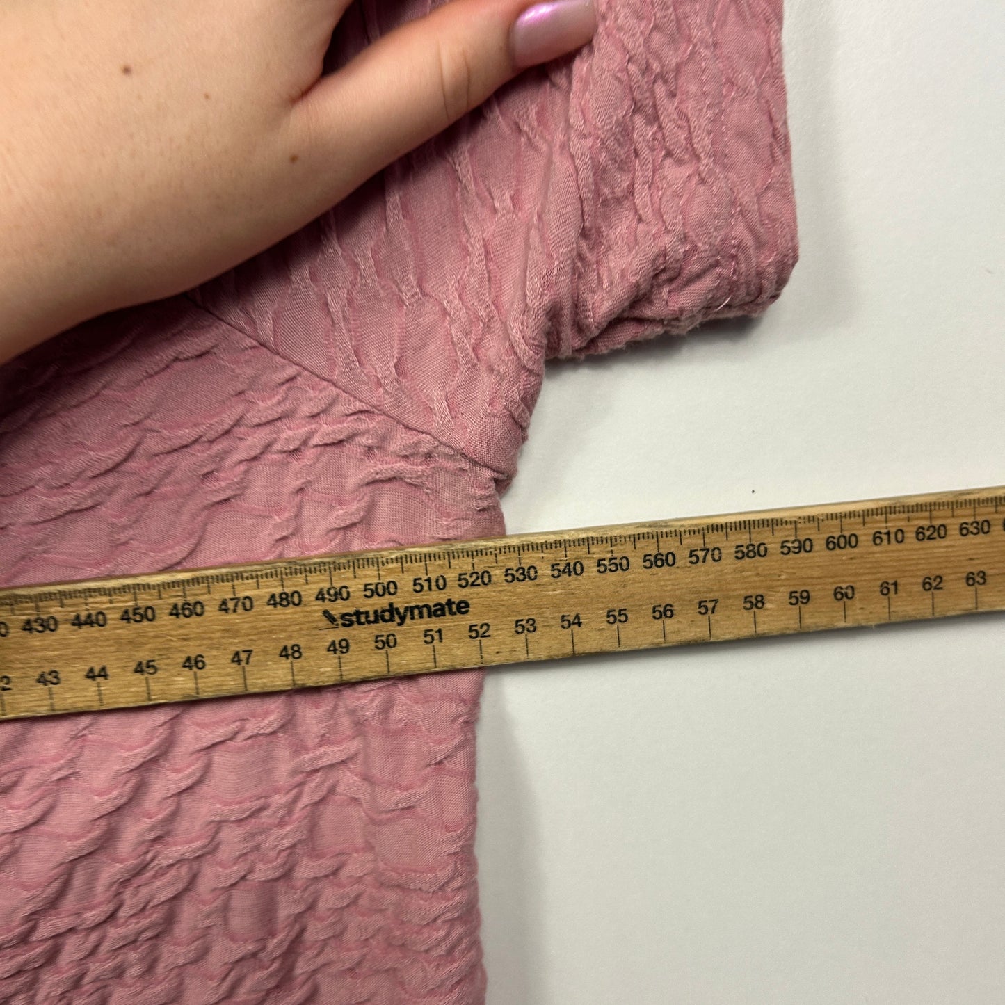 Millers Dusty Pink Textured Knit Top - Size 16