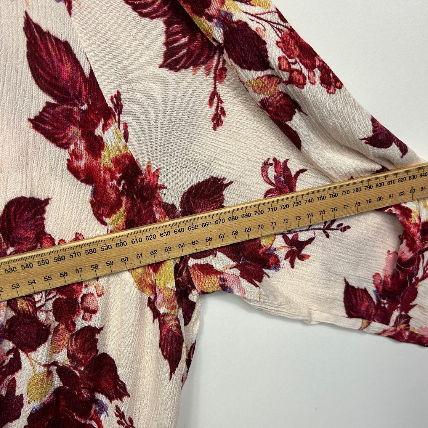 City Chic Floral Long Sleeve Playsuit - Size 22/XL