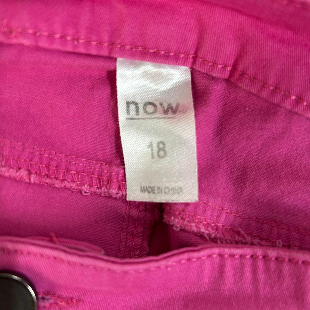 Now Pink Cotton Shorts - Size 18