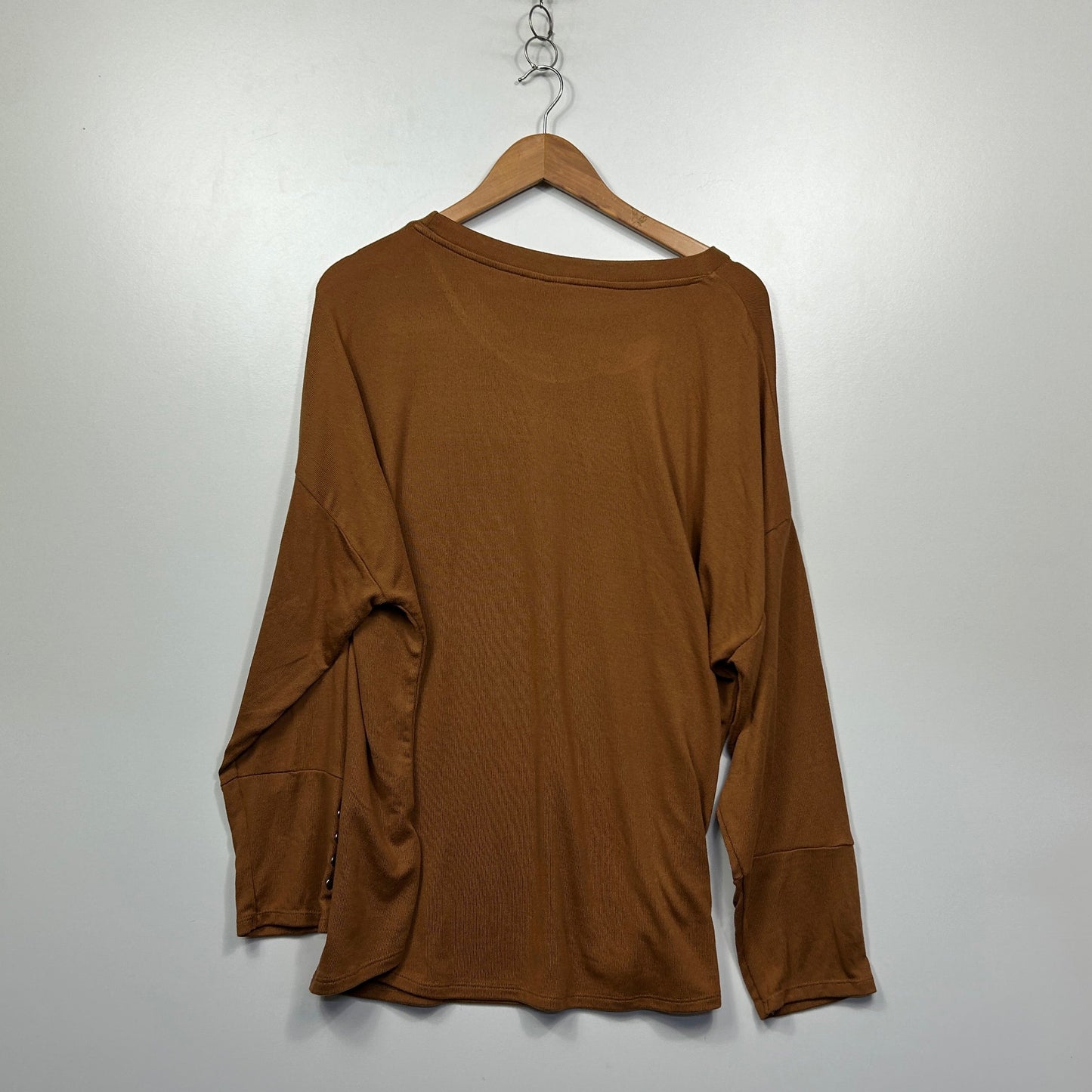 Autograph Camel Brown Long Sleeve Top - Size 20/L
