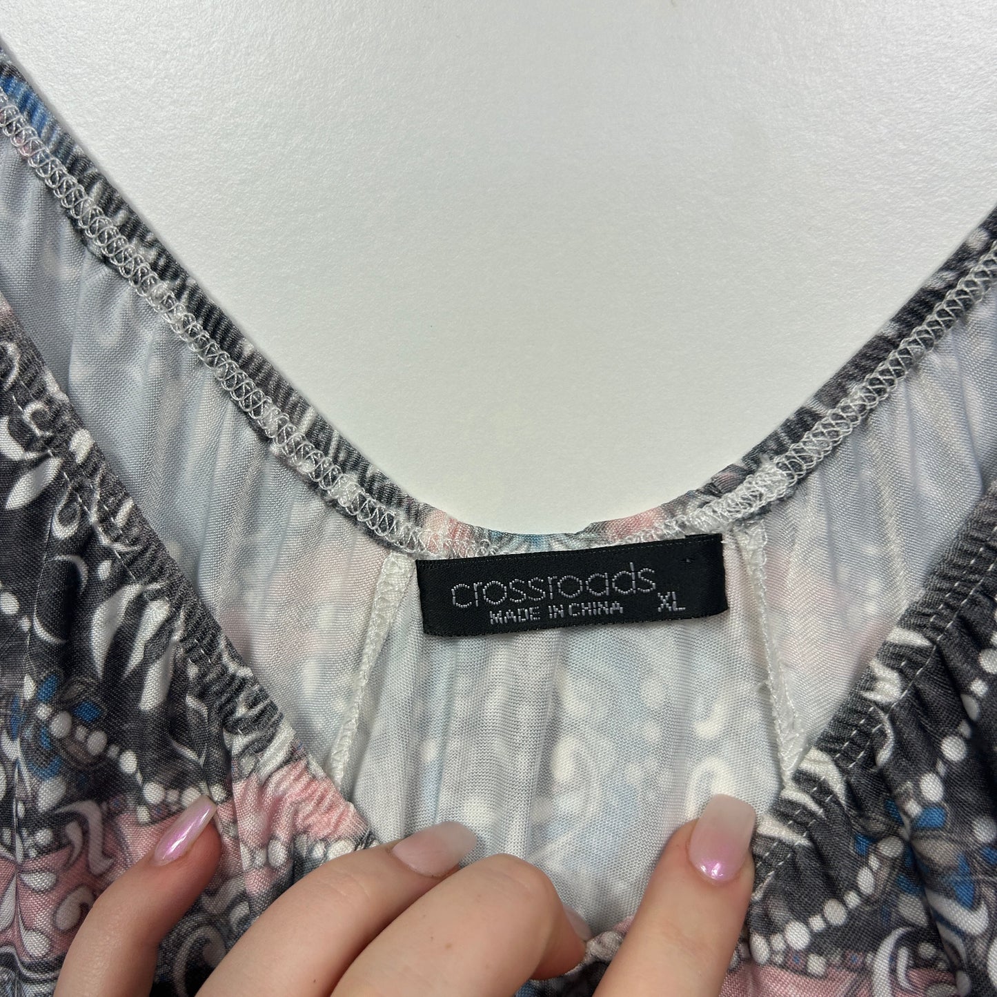 Crossroads Paisley Print Dress - Size XL