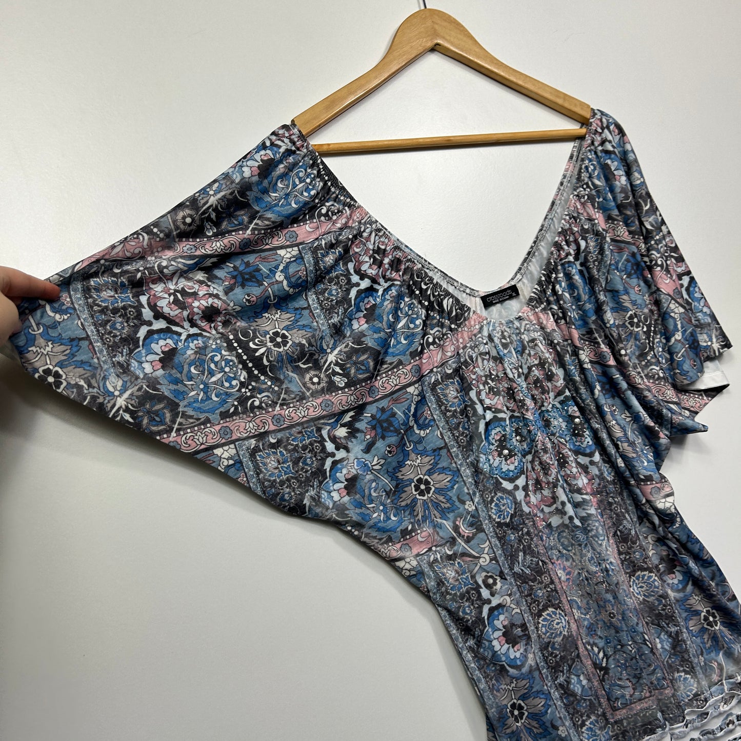 Crossroads Paisley Print Dress - Size XL