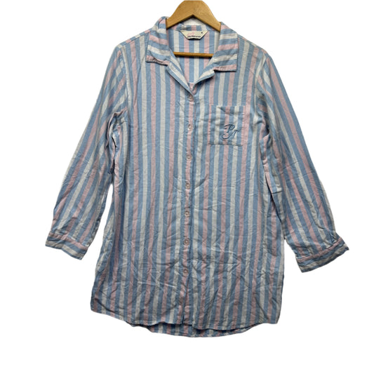 Peter Alexander PJ Top Size XL 16 Striped Long Sleeve