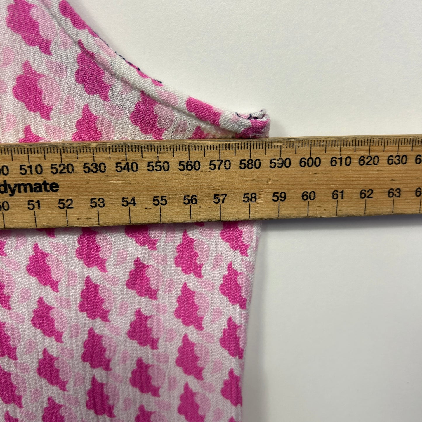 Betty Basics Dress Size 20 Pink Sleeveless Tiered Rayon