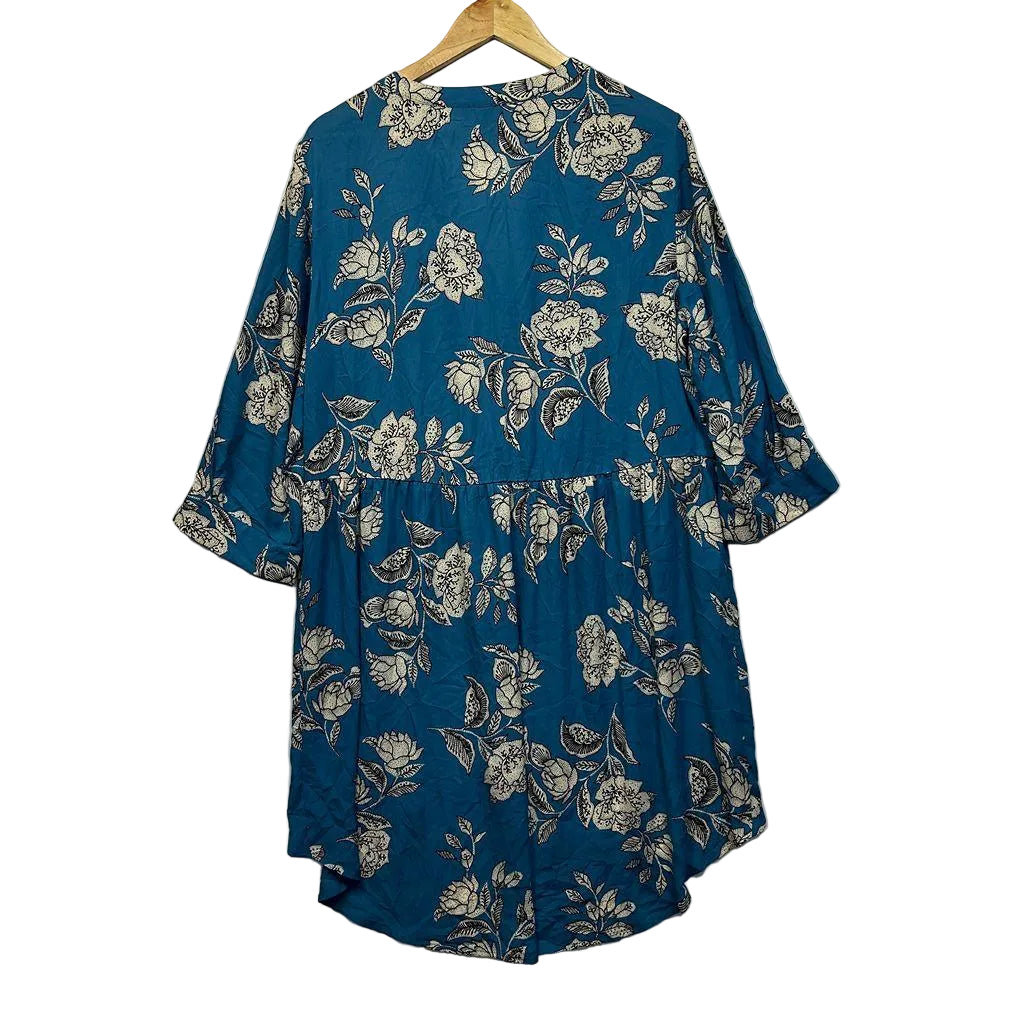 Autograph Teal Longline Top or Dress - Size 16