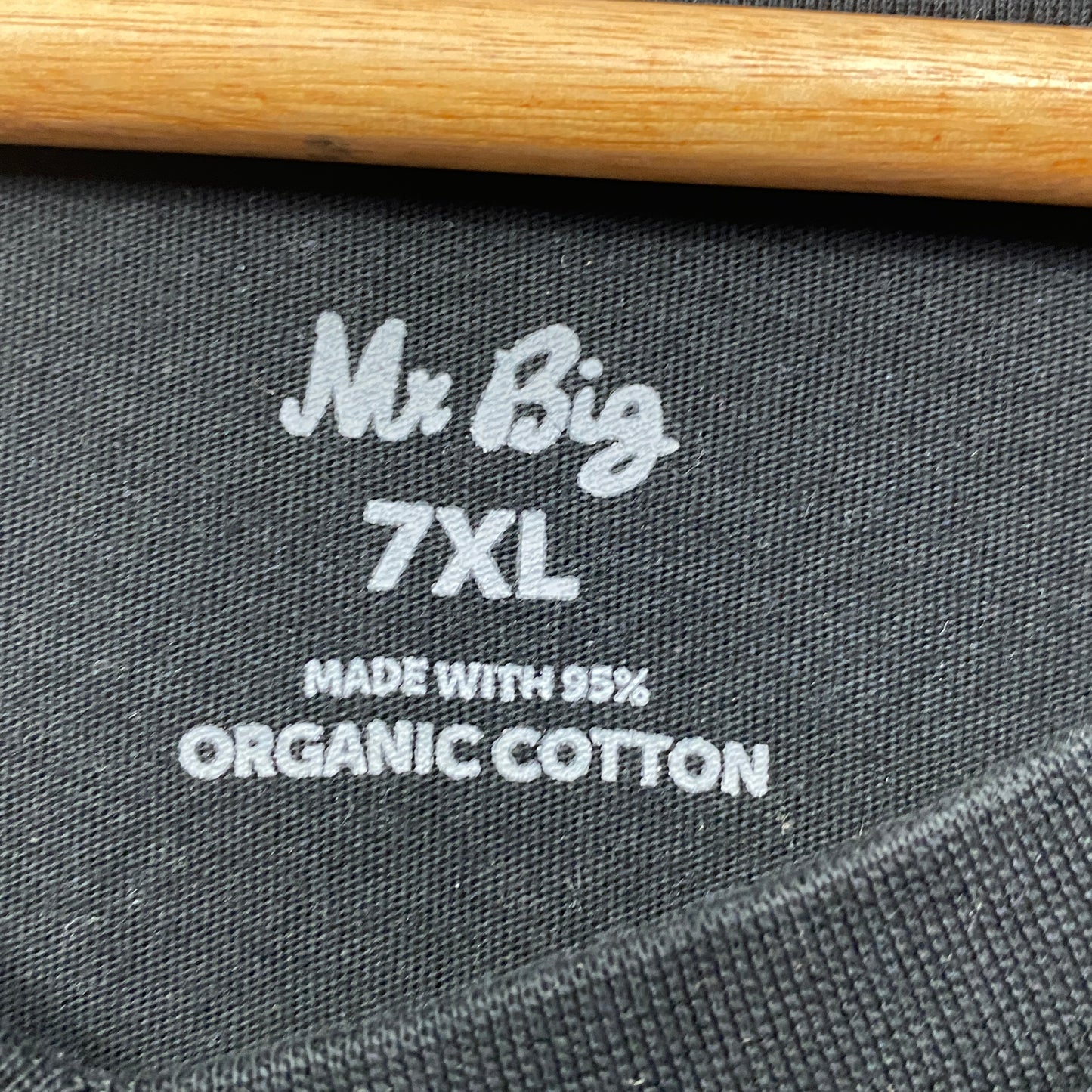 Mr Big Mens TShirt Size 7XL Black Short Sleeve