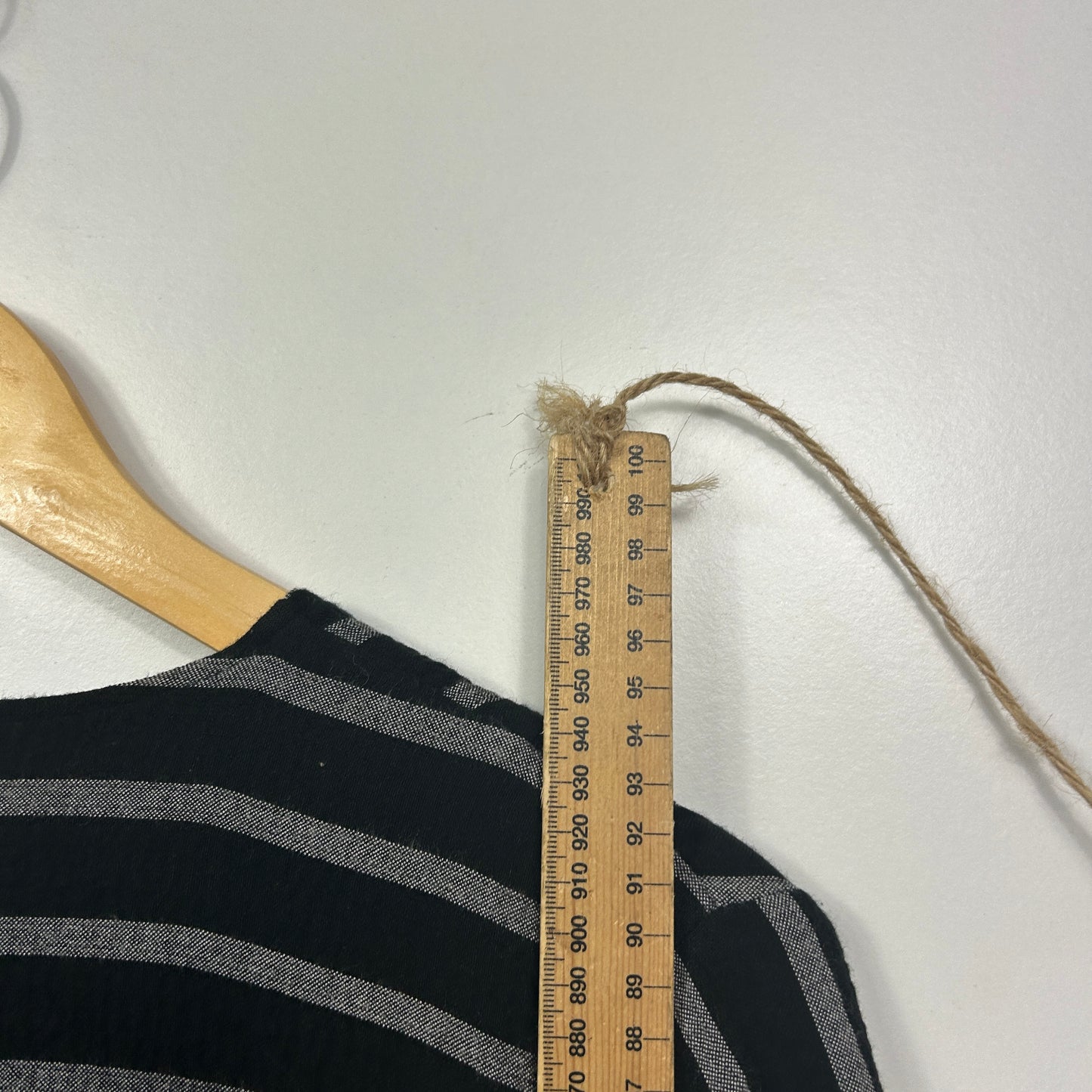 Taking Shape Black & Silver Striped Jacket Top  - Size 16