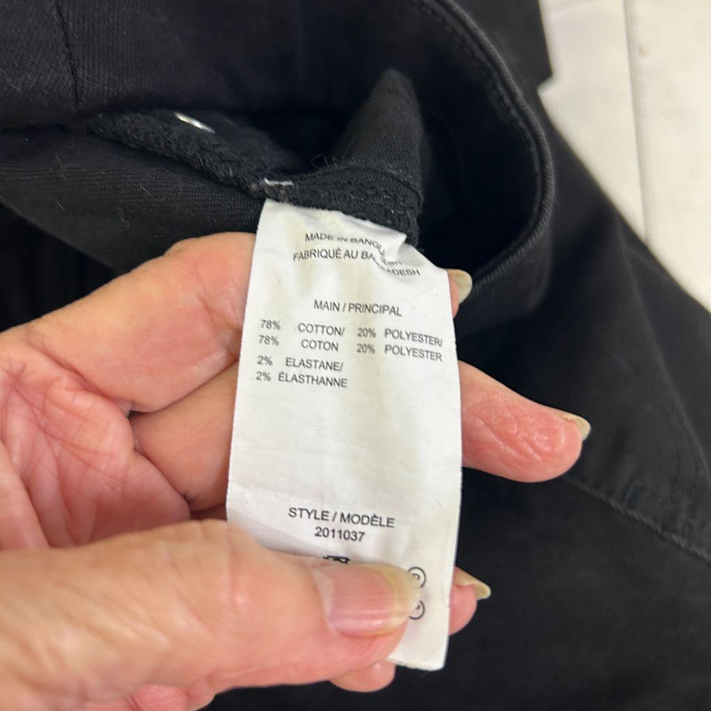 Katies Black Denim Straight Leg Pants - Size 16