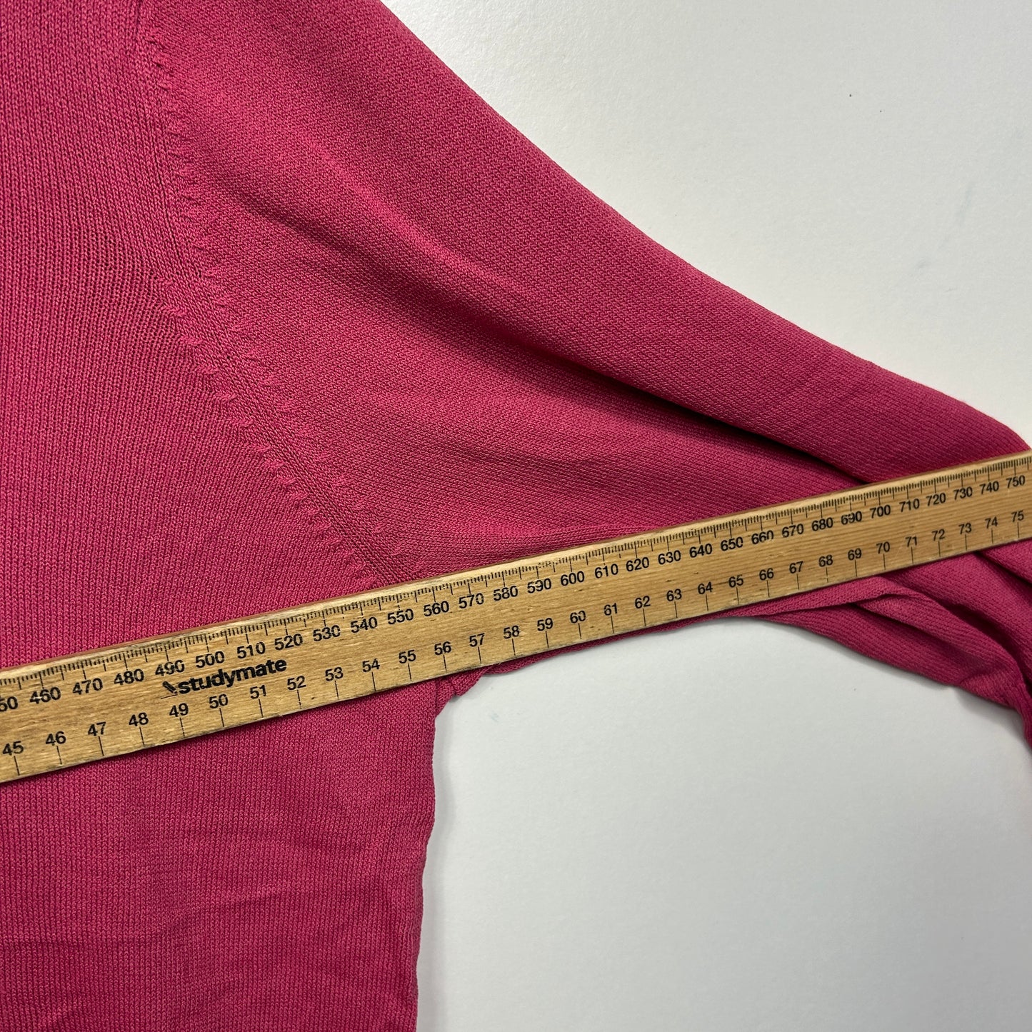 1626 Berry Ribbed Knit Top - Size 16/18?