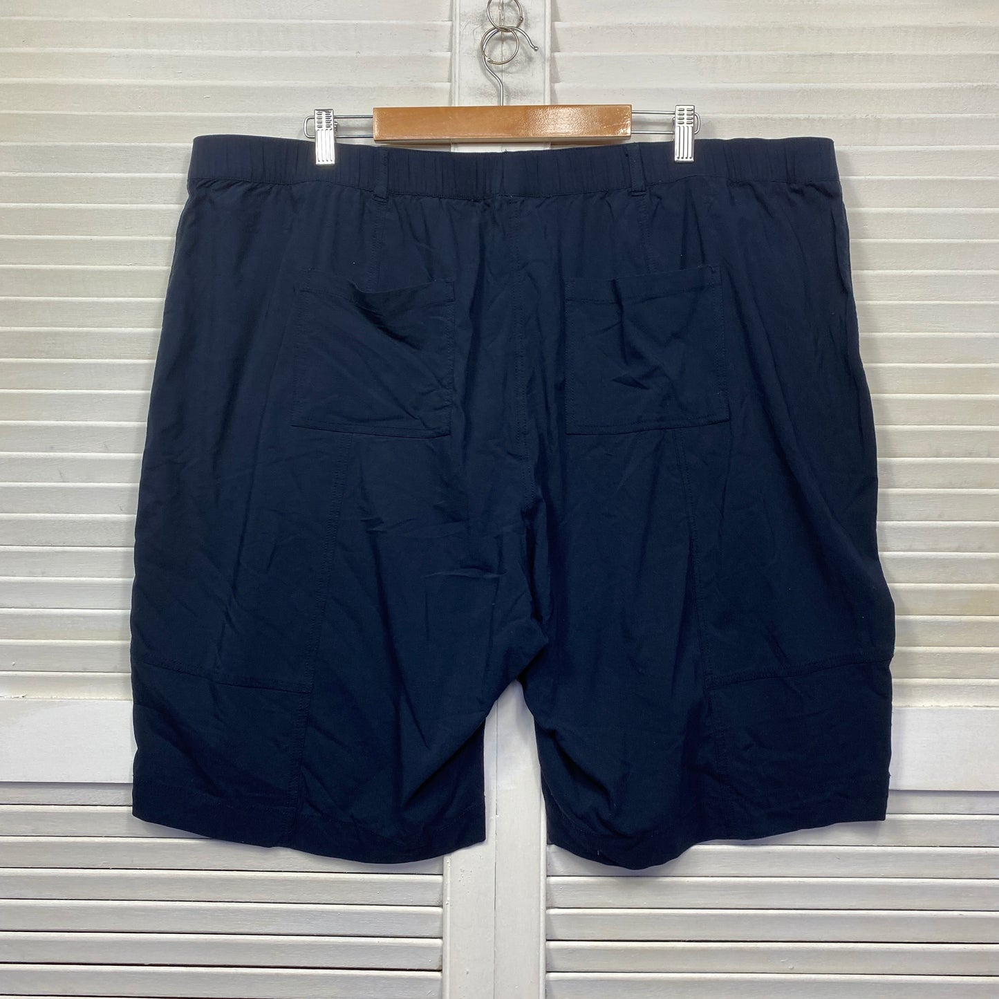 Virtuelle Shorts Size 24 Plus Blue Zipped Pockets