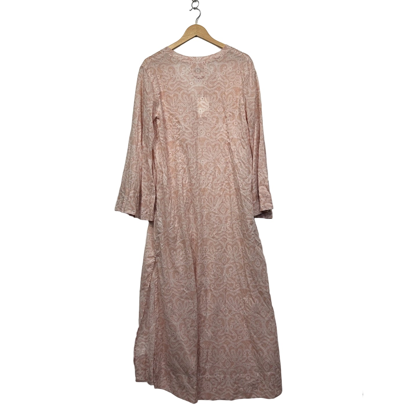 Piyama Blush Lace Print Vera Cover-Up Resort Dress - Size M/12/14