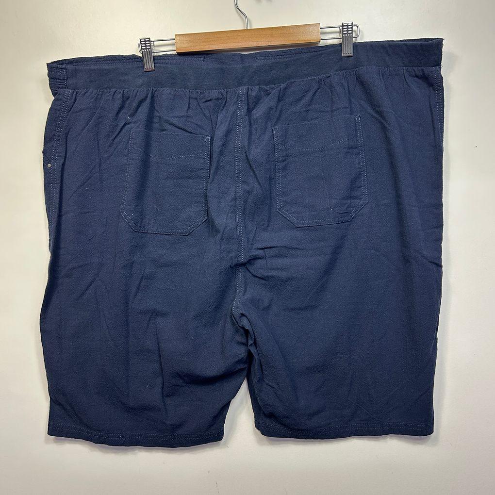 Yours Navy Cotton Shorts - Size 26/28