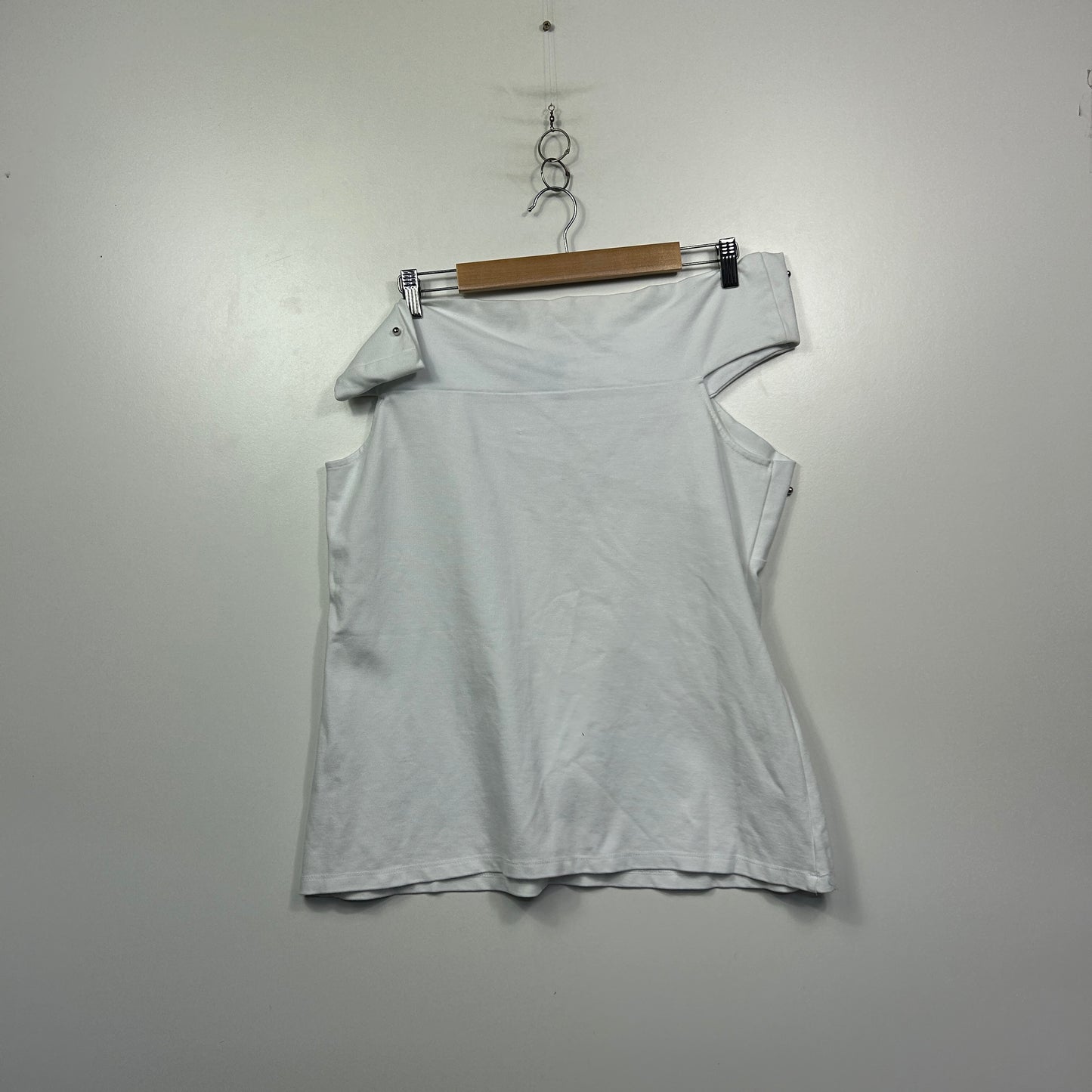 Crossroads White Off the Shoulder Top - Size XXL