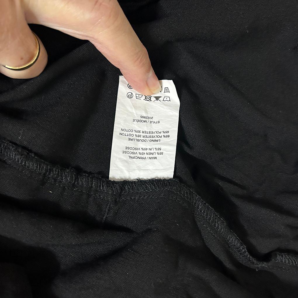 Autograph Black Linen Shorts - Size 26