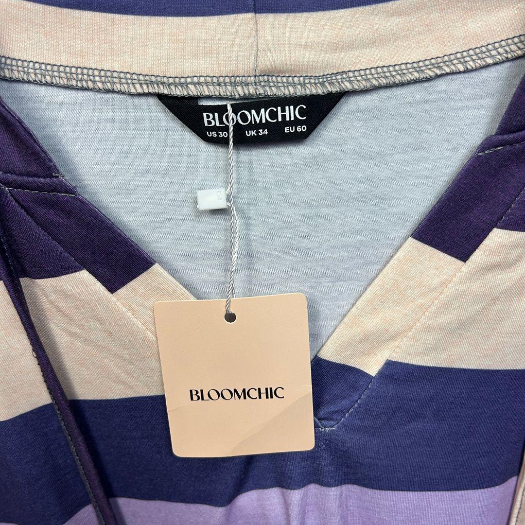 Bloomchic Multicoloured Striped Top - Size 34