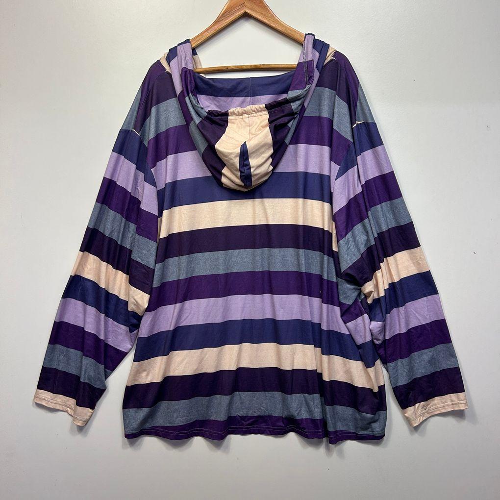 Bloomchic Multicoloured Striped Top - Size 34