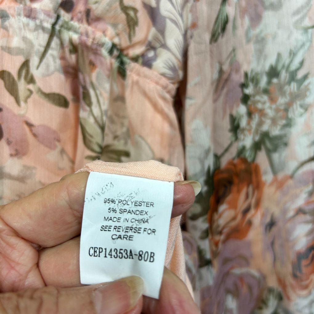 You and All Pink Floral Print Dress - Size 22
