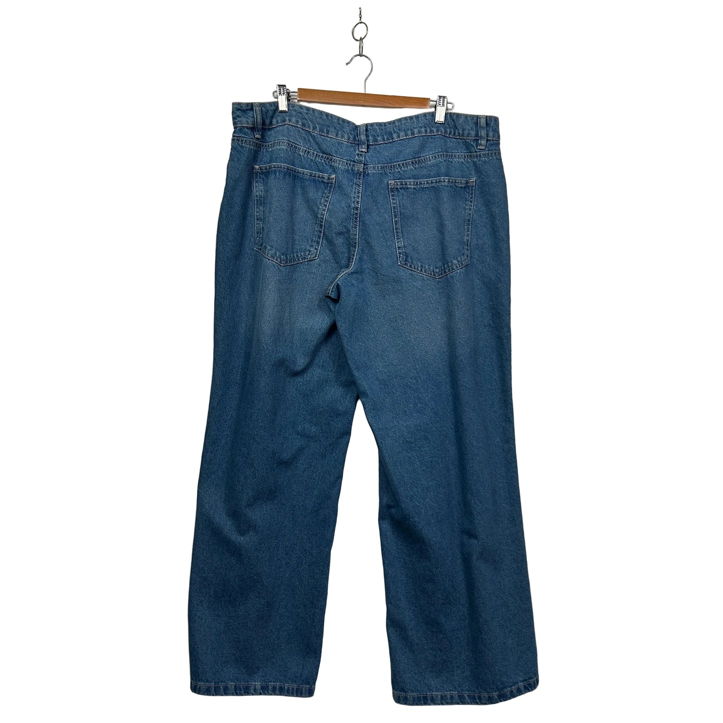 Anko Wide Low Rise Denim Jeans - Size 18