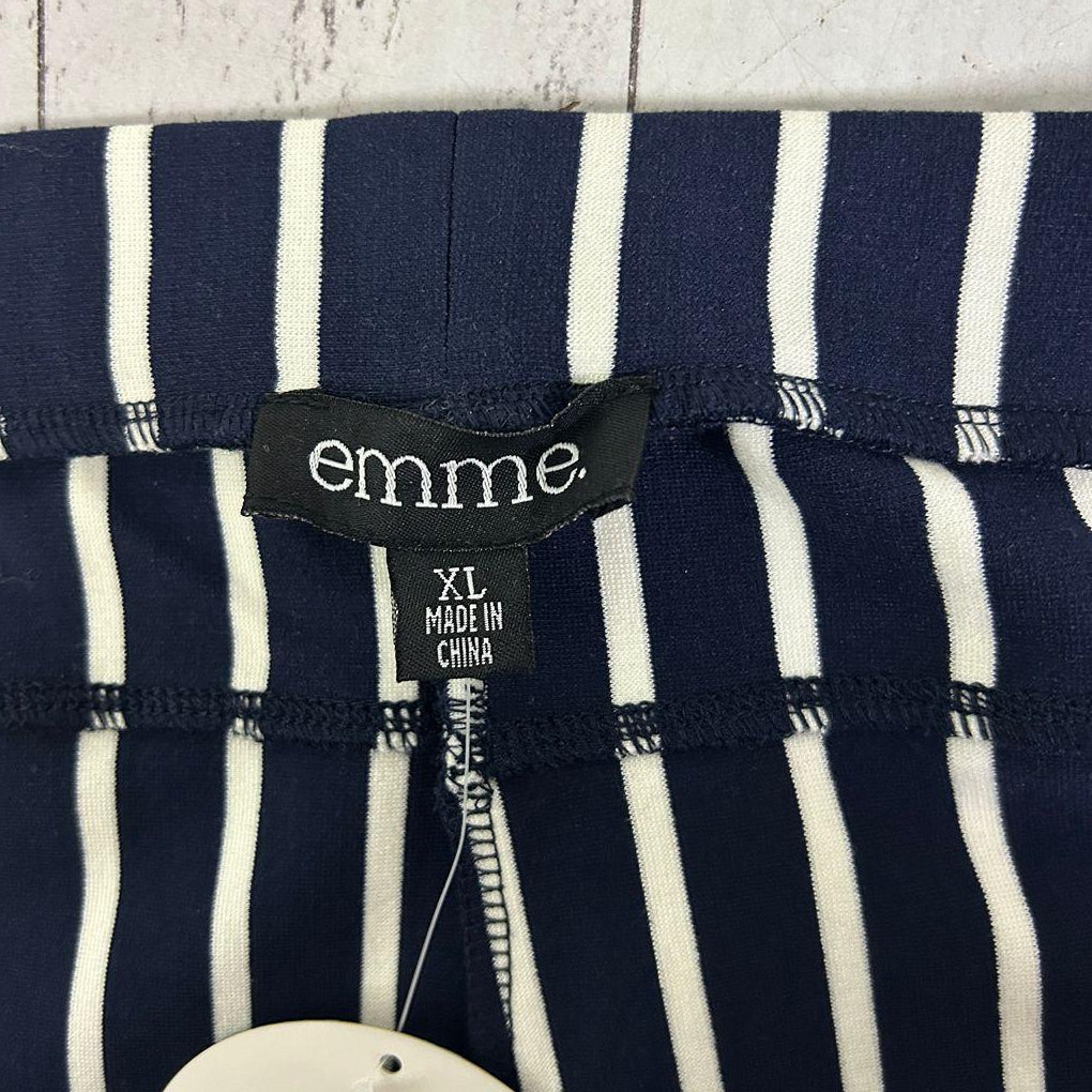 Emme Navy Striped Pants - Size 22/XL