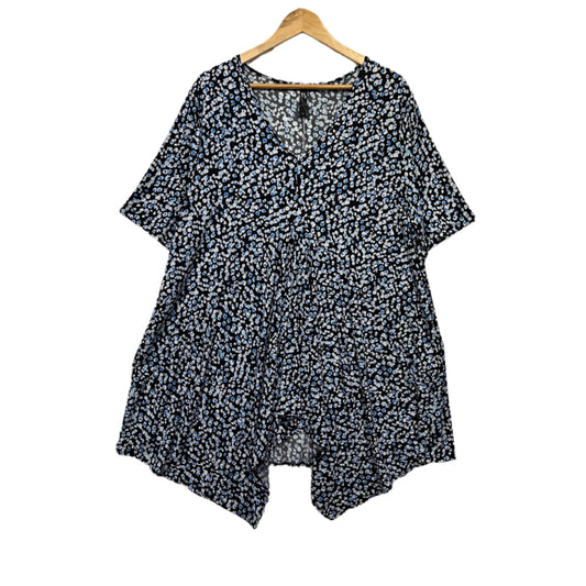 Taking Shape Top Size 18 Plus Multicoloured Short Sleeve