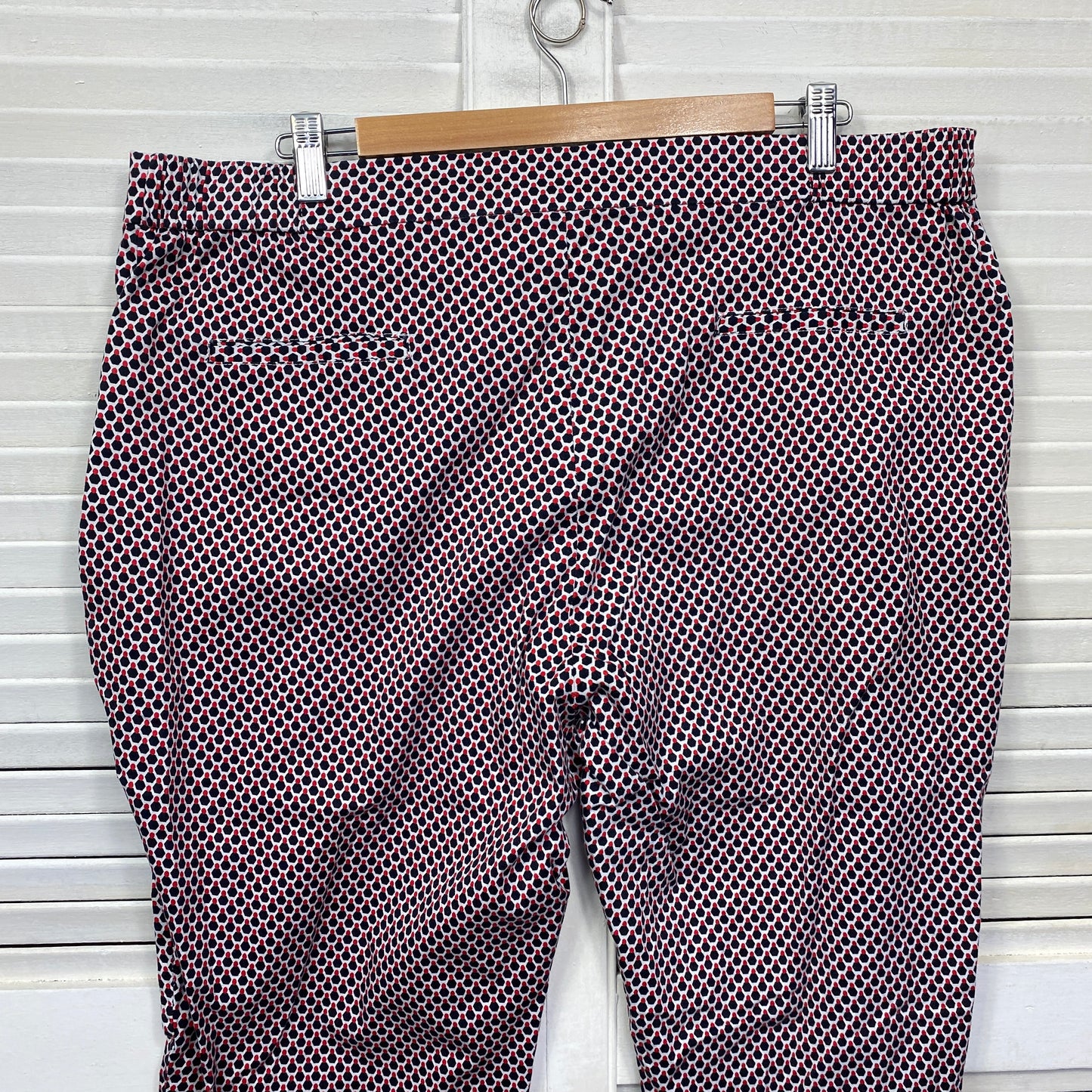 Black Pepper Cropped Pants Size 20 Plus Multicoloured