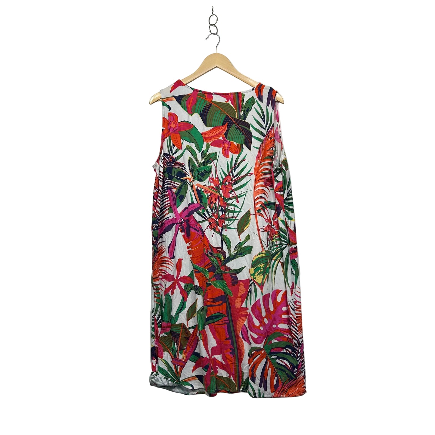 Capture Tropical Floral Print Dress - Size 18