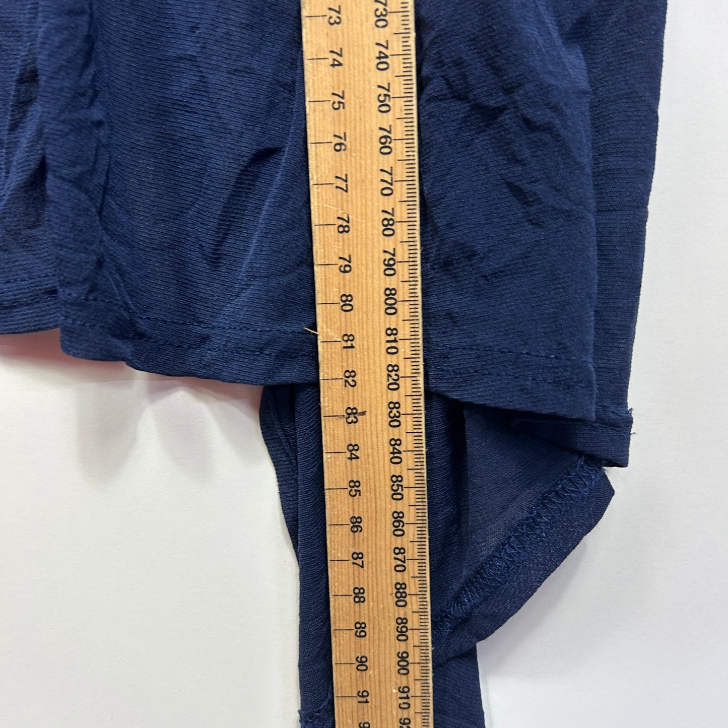 Flower Duster Jacket Top Size 14 Navy Long Sleeve