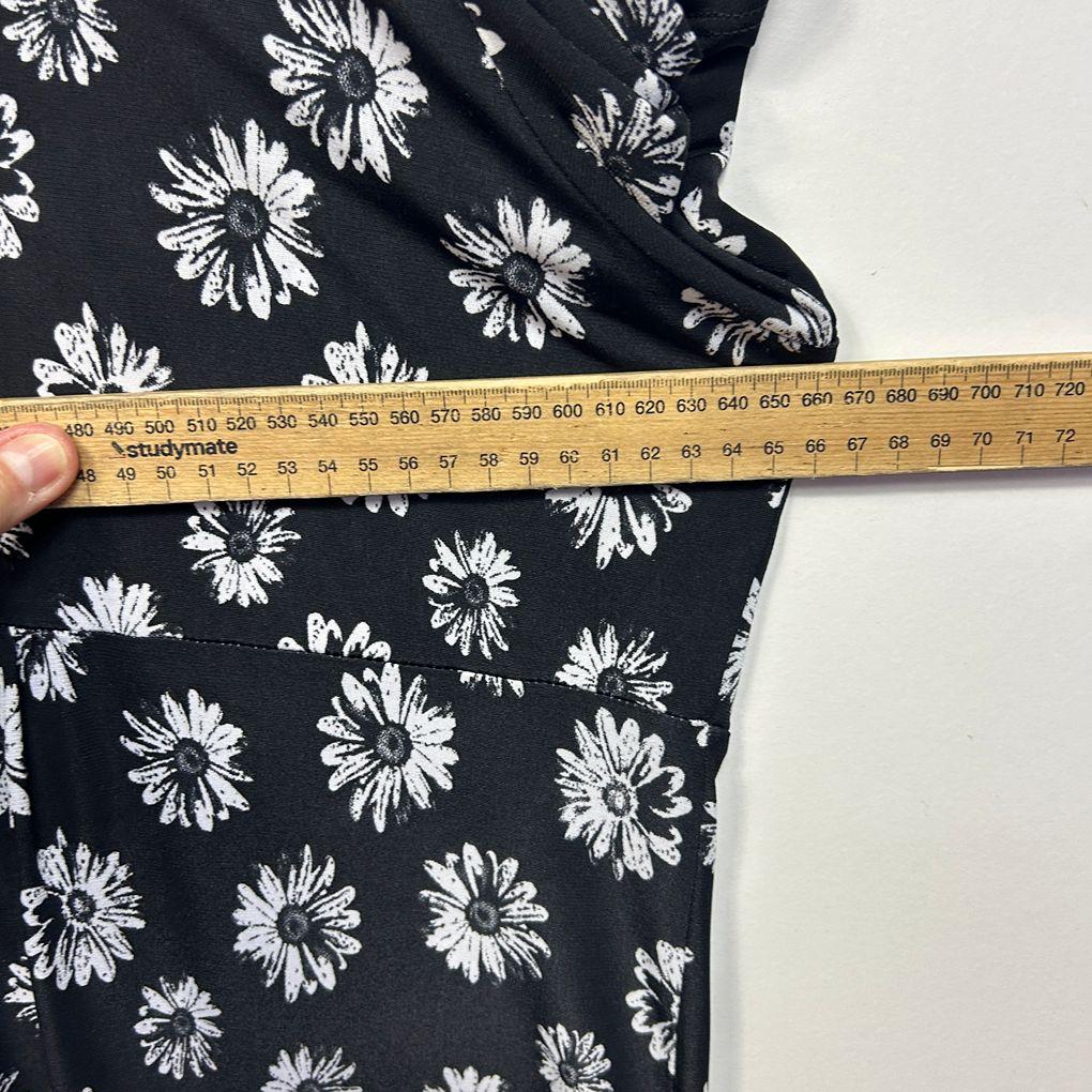 Black Floral Dress - Size 16/18?
