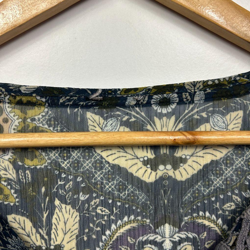 Katies Sheet Multi Paisley Print Top - Size 16/18