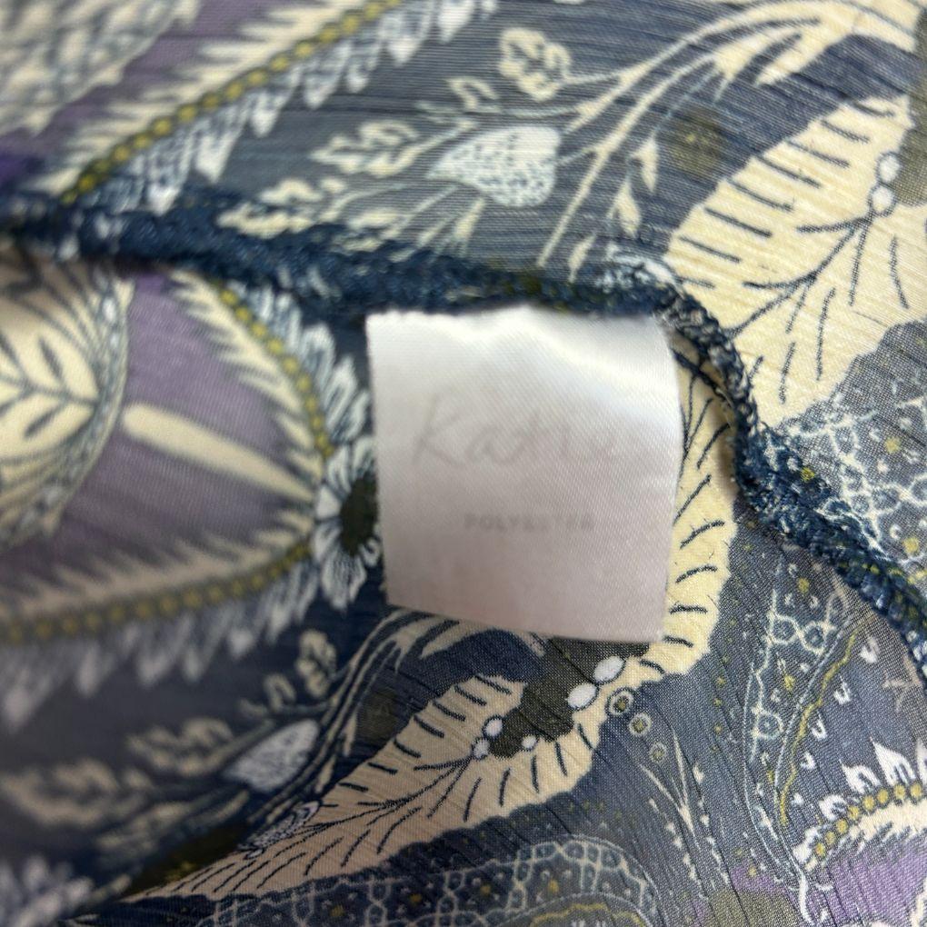 Katies Sheet Multi Paisley Print Top - Size 16/18