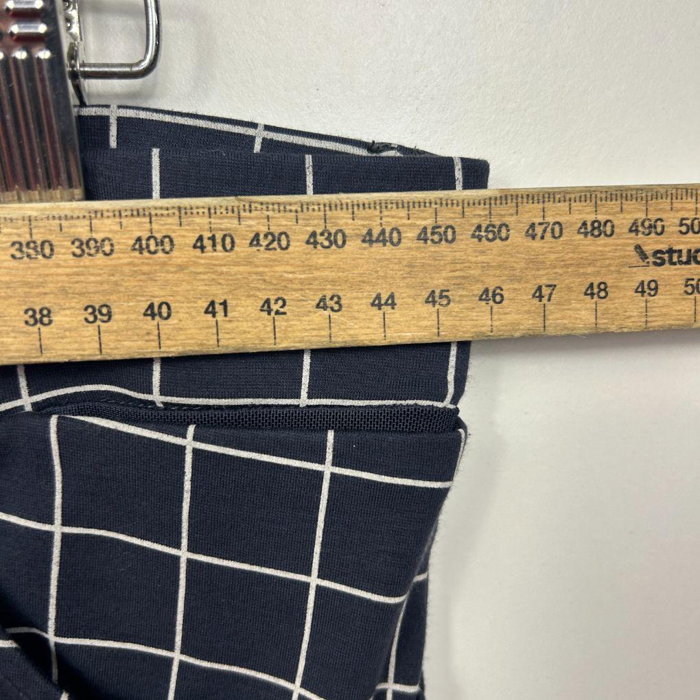 Betabrand Navy Check Pants - Size XL Long
