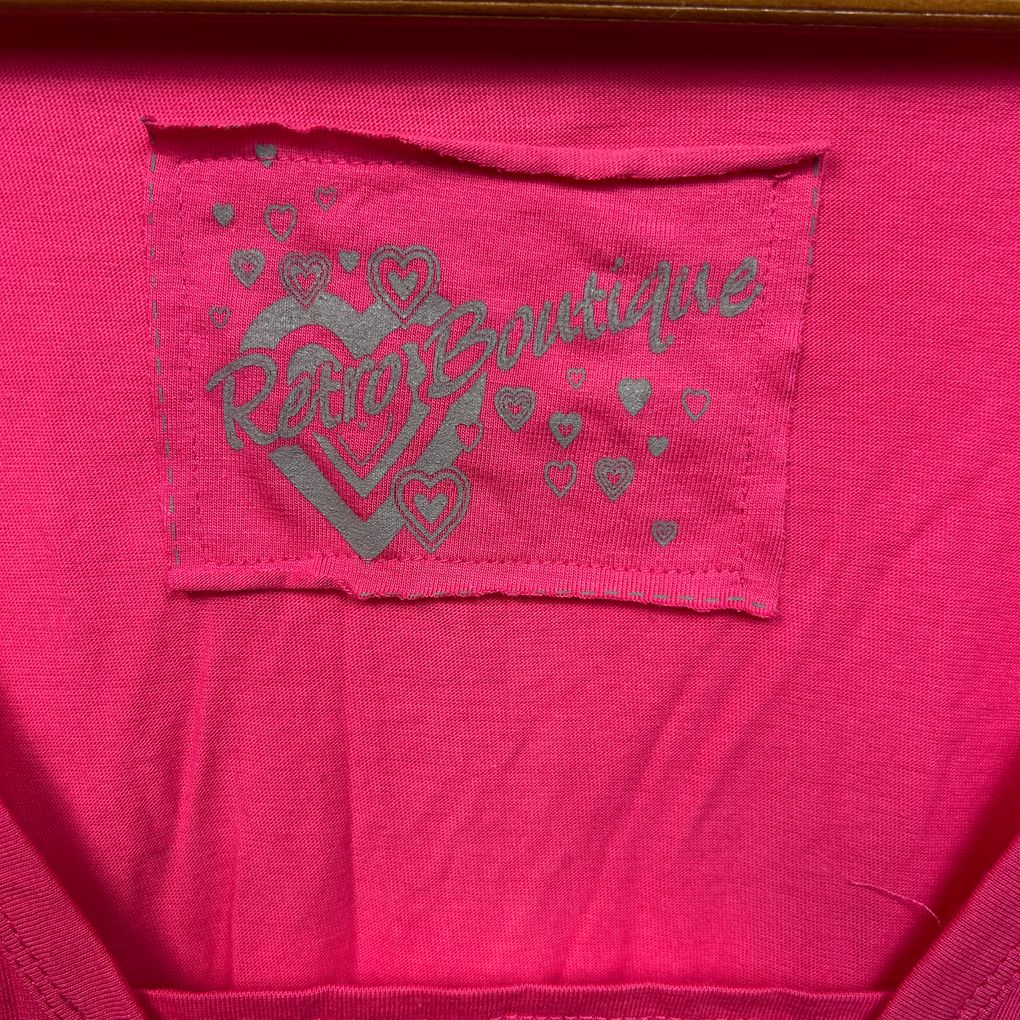 Evans Pink Cotton Top - Size 26/28