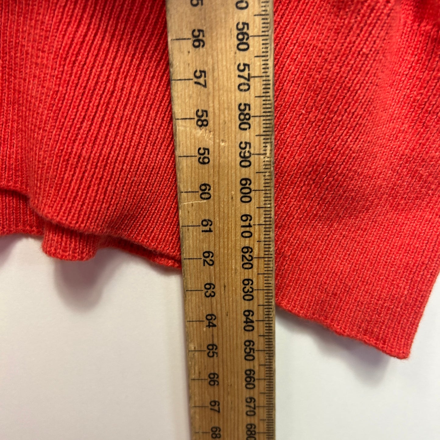 Suzanne Grae Knit Top Cardigan Size Large 14 Red 3/4 Sleeve