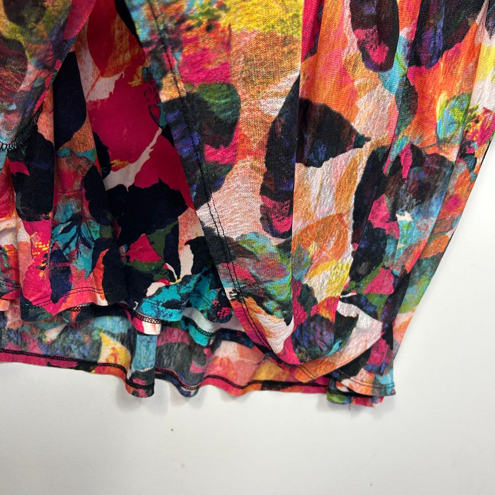 Taking Shape Multicoloured Top & Jacket Overlay - Size 18/M