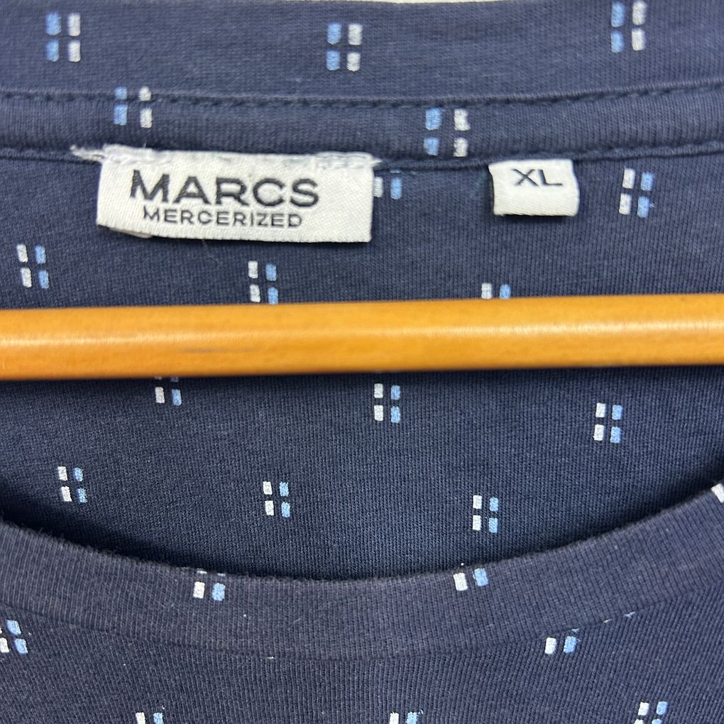 Marcs Navy Cotton T-Shirt - Size XL
