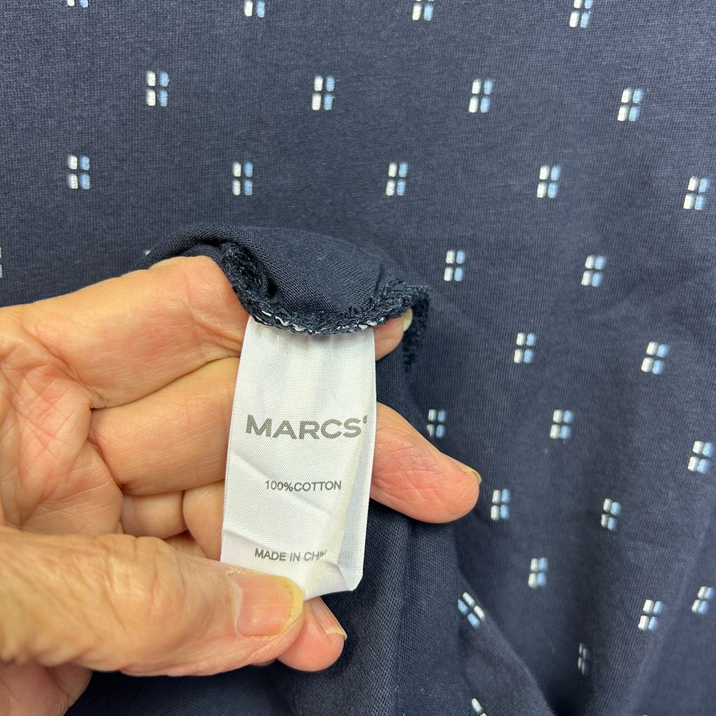 Marcs Navy Cotton T-Shirt - Size XL