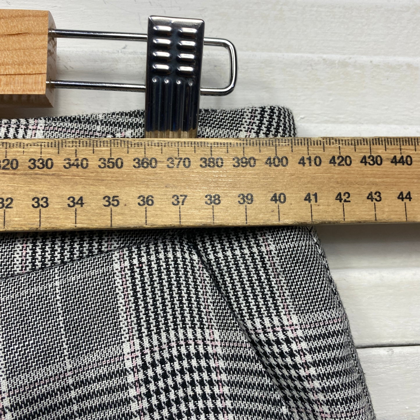 Showpo Pants Size 14 Grey Check Pockets Office