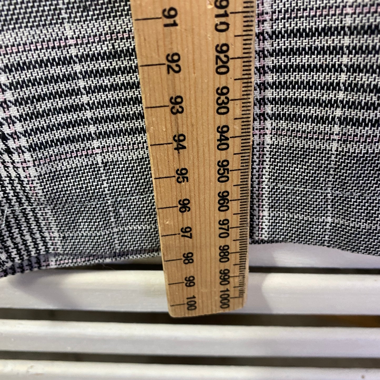 Showpo Pants Size 14 Grey Check Pockets Office